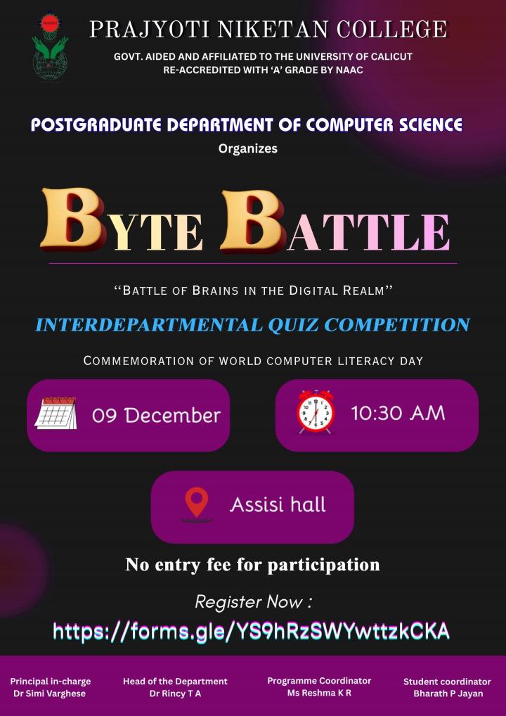 Commemoration of World Computer Literacy Day