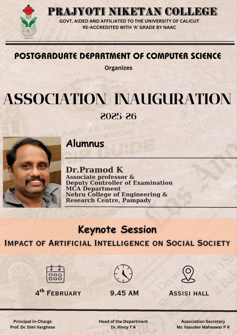Computer Science Association Inauguration