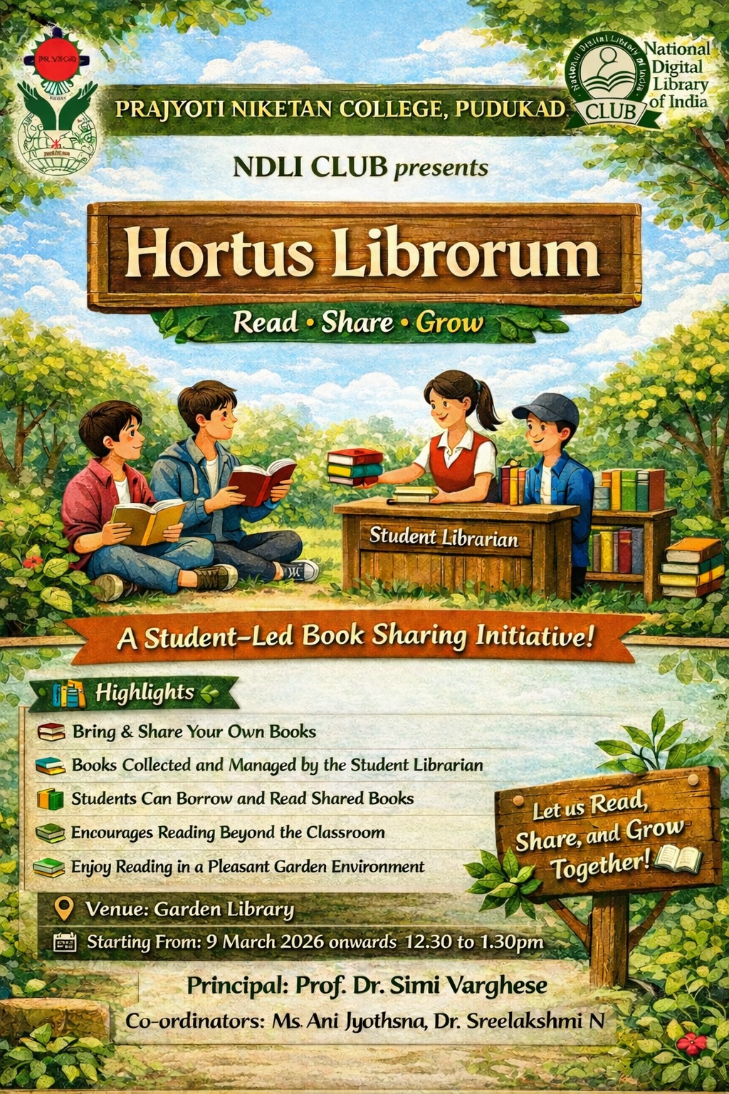 Hortus Librorum-A book sharing initiative